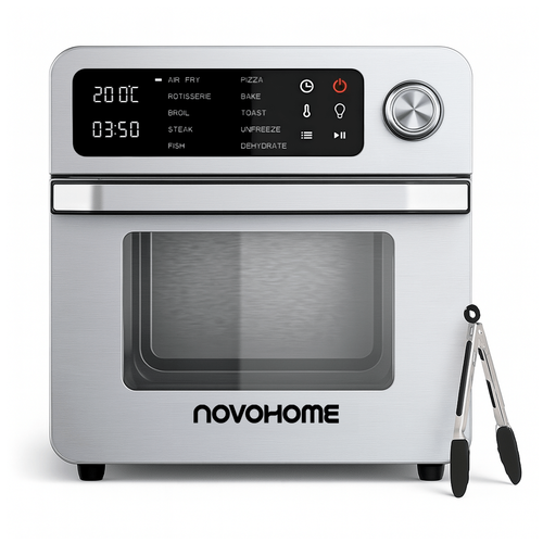 Horno Air Fryer Electrico 15L Digital Multifunción Novohome NH-HAF10T