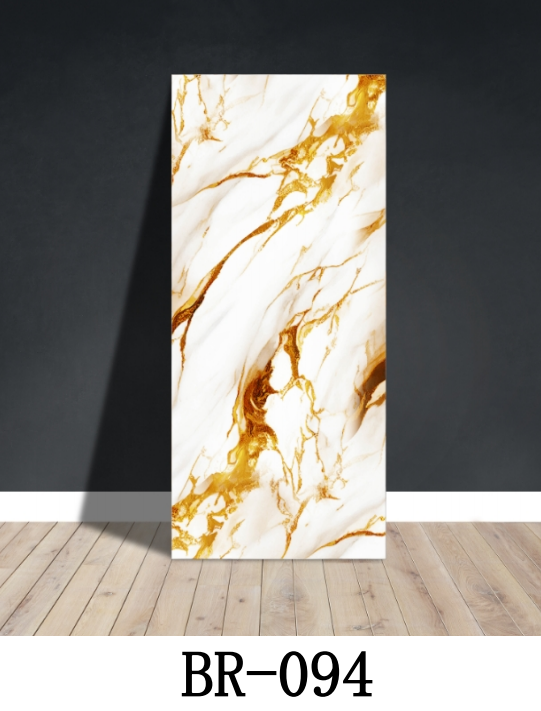 Pack 5u. VINILO BLANCO LINEA DORADO Carra 30 x 60cm