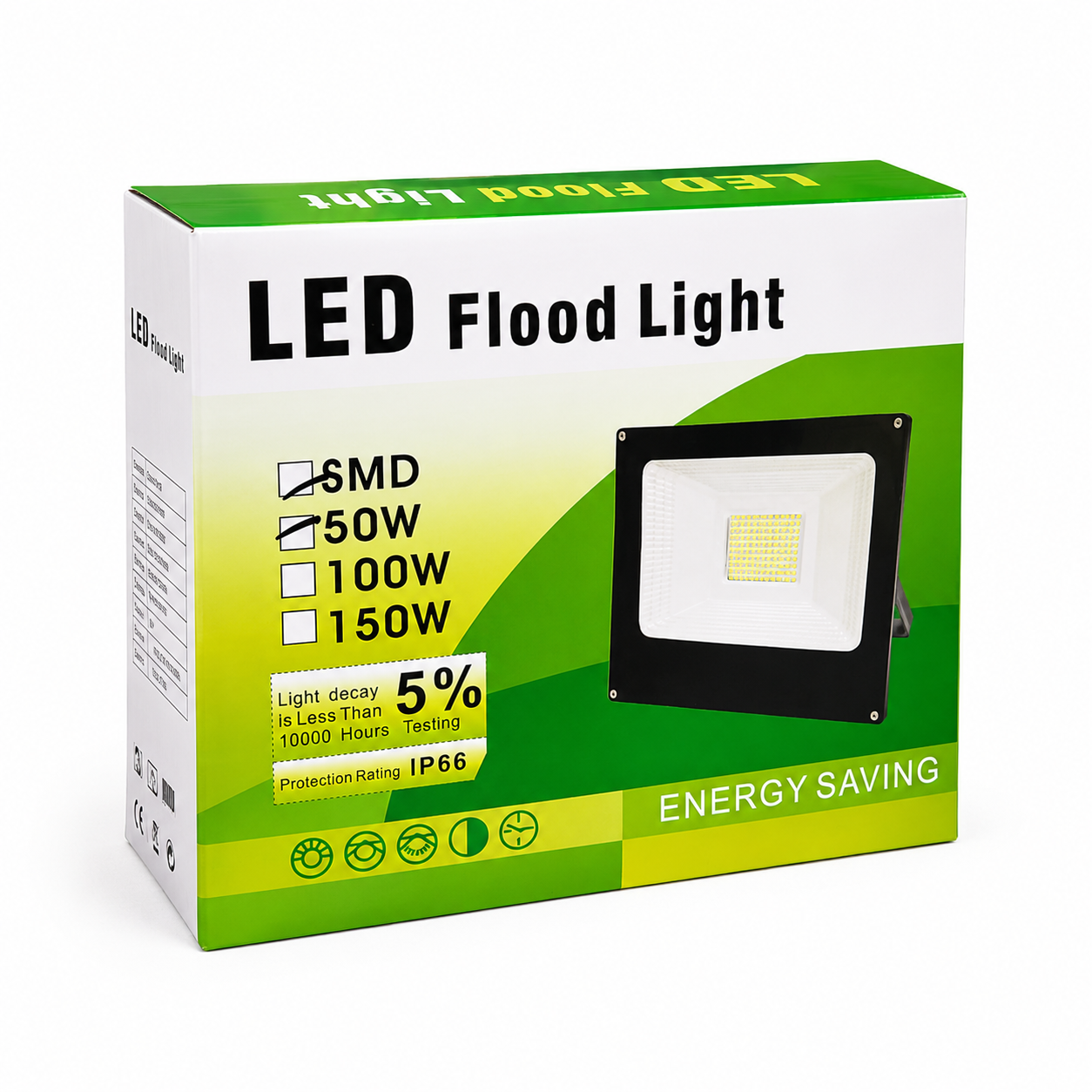 Reflector LED SMD 50W Exterior IP66 Luz Blanca 16010 RE-202