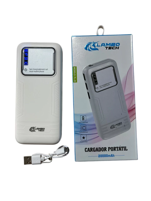 Cargador Portatil Power Bank PL-25 Lambo Tech 20000mAh