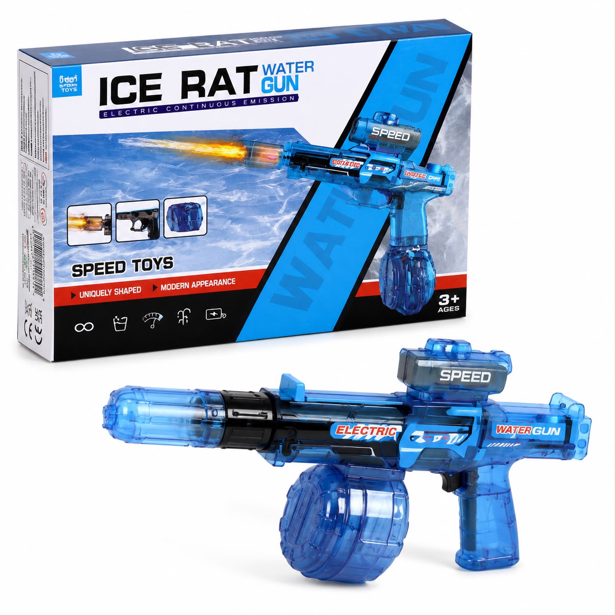 Pistola de Agua Electrica Ice Rat M6-10