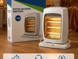 Calefactor Electrico Halogeno 3 Velas Hogar Hytoshy HYHG125