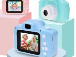 Camara impermeable para niños para divertirse C-B2 Con Funda