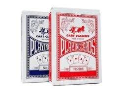 Cartas De Poker Naipes Clásicas Premium NO.988 Pack x 12