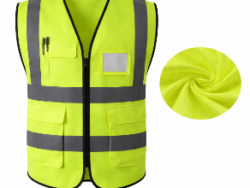 Chaleco Reflectivo De Trabajo Con Bolsillo Y Porta Identificación DL2154