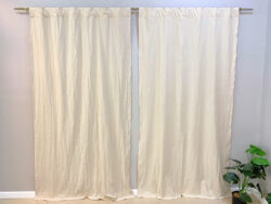 Cortina de Ambiente Simil Tusor Blanco Paris C4067 1.40×2.20mt