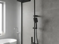 Ducha Con Rociador Superior Negro Suono Hog0679NEG