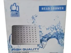 Ducha Regadera Acero Inoxidable Cromada De Lujo 8” 2115