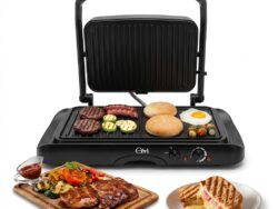 Grill Electrico 2 en 1 OM PAR-2000