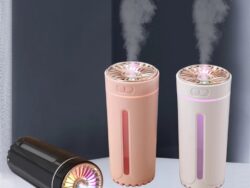 Humidificador de aire USB de 300 ml Caja Blanca y Verde 0618S