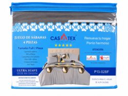 Juego de Sabanas 4 Piezas Casa Tex Full 2 Plazas P13-028F 4800 Hilos