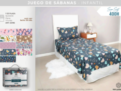 Juego de Sabanas Super Soft 400H Infantil 1 1/2 S3196