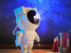 Lámpara Astronauta Proyector Luz De Noche Estrellas Galaxia melech-118
