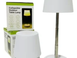 Lampara Velador Recargable Led Usb Plegable Regulable HY8815