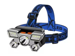 Linterna Minera 5 Led Recargable Usb 4 MODOS RF16