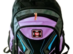 Mochila Wilson Reforzada Urbana Deportiva Y Escolar Lila A-W1