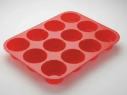 Molde De Silicona Flexible Para Horno Muffin Cupcake B113