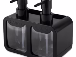 Organizador Dispensador de Jabón Dual 2 en 1 2x350ml HOG0642