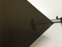 PLACA POLICARBONATO NEGRO MATTE 3MM 2.44 X 1.22 PLACA ENTERA
