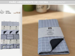 Paño Absorbente Blanco Paris Liso RP8053 38x50cm