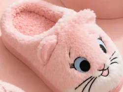 Pantufla De Hamster Rosa Con Peluch YX01