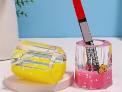 Portalapices Decorativo Con Liquido Acrilico 4871-4 Paperweight