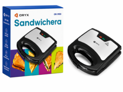 Sandwichera Oryx 750W Tapa Acero OR-1900