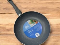 Sarten Antiadherente Granito Cool Bazar 24cm Color Gris HS6001-24