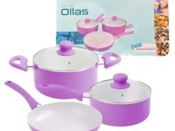 Set De 3 Ollas O Antiadherentes OR020B-2A 1A 3A 4A