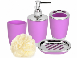 Set Para Baño 5 Piezas PP+ABS Clean