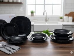 Set Vajilla De Vidrio Oryx 18 Piezas OR-0517B OR-0516A