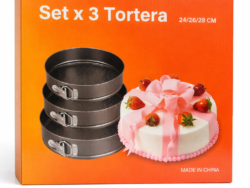 Set X3 Tortera Redondos Desmontables QX-010