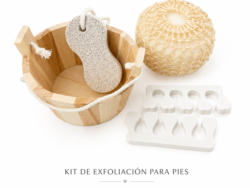 Set de Baño Pedicura Con Canasto Madera TY-46