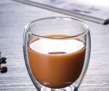 Taza Vaso De Vidrio Doble Pared Sin Asa 350ml Hogar Actual 142072