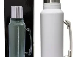 Termo Acero Inox Kanson 1 Litro Pico Cebador Manija TER-009