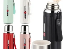 Termo Premium Vacum 800 Ml Acero Inoxidable Agarre WD531