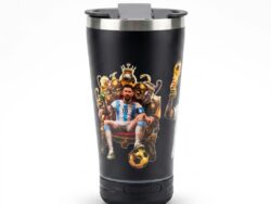 Vaso Cervecero 450ml con Parlante Messi 3605