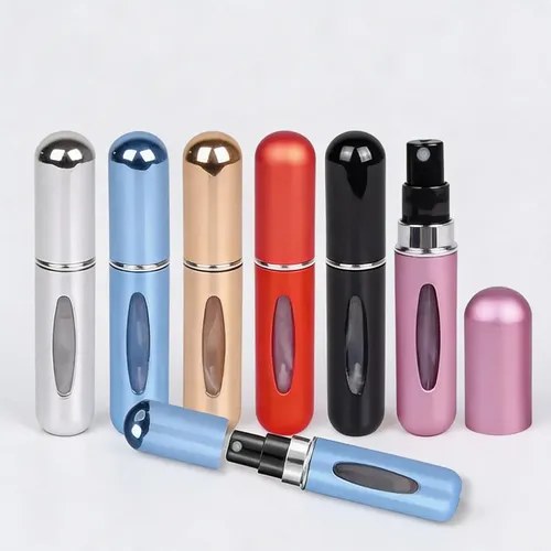 Mini Perfumero Recargable 5ml Colores Surtidos 0743