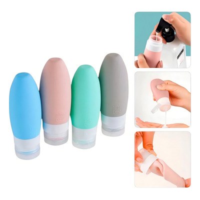SetX4 Botellas de Silicona Para Viaje 90ml JS-P586 EA-254