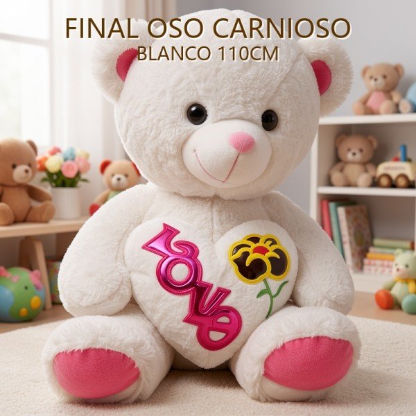 OSO CARNIOSO BLANCO 120CM