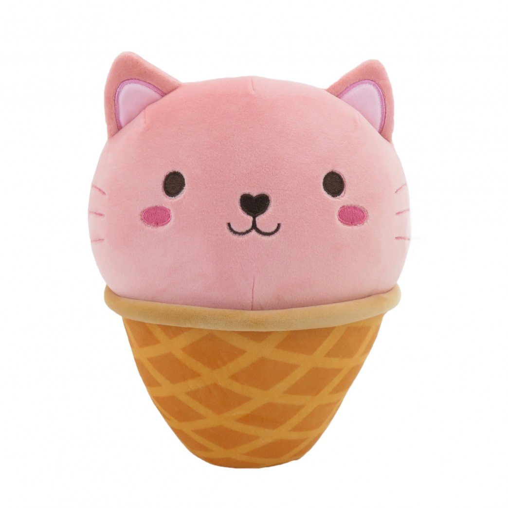 Peluche Forma De Alimentos 10″ Cono De Helado