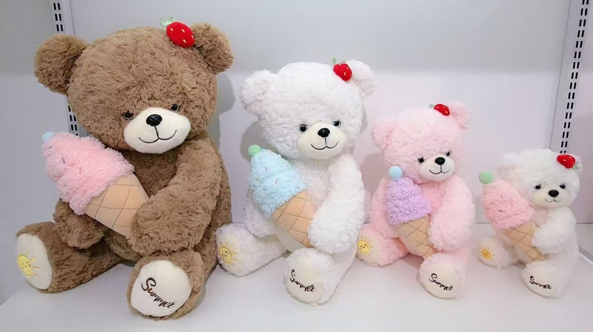 Oso con helado 45cm