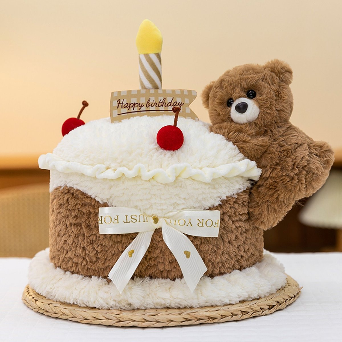 Torta de cumpleaños con oso 45cm
