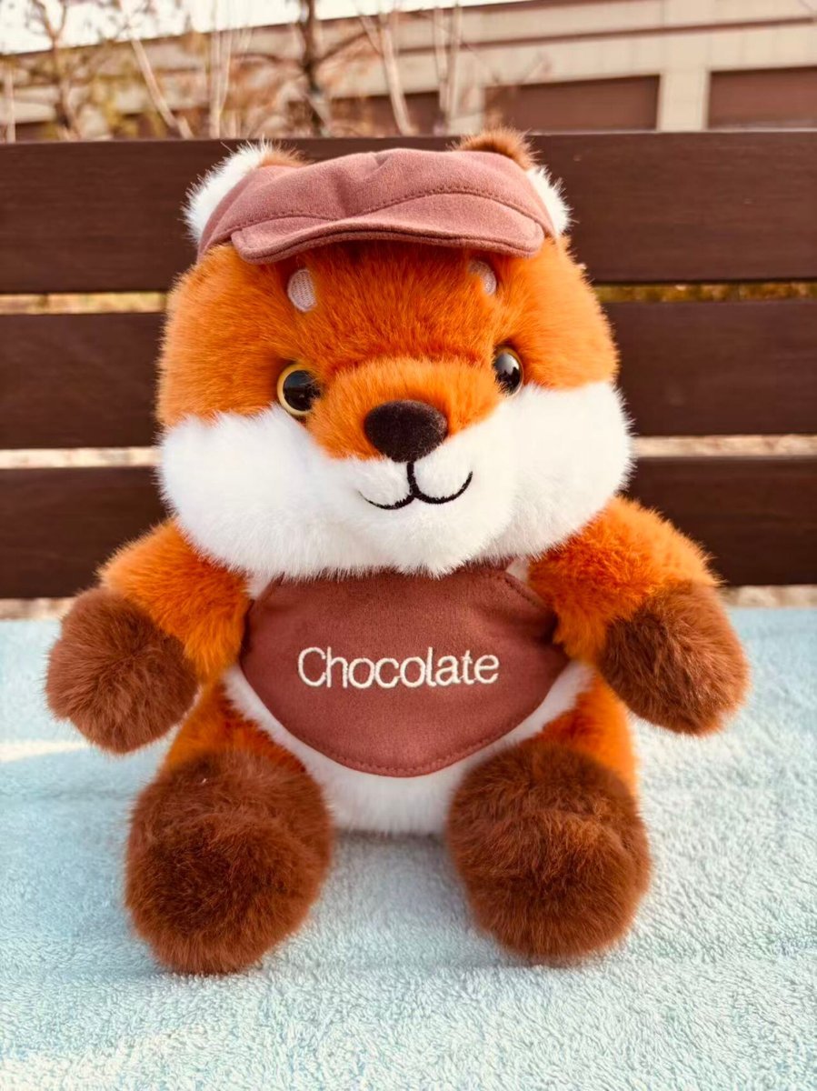Zorro con buzo Chocolate 23cm