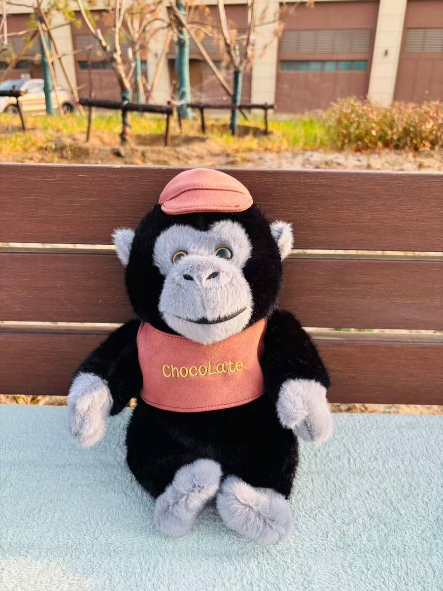 Gorila con babero 30cm