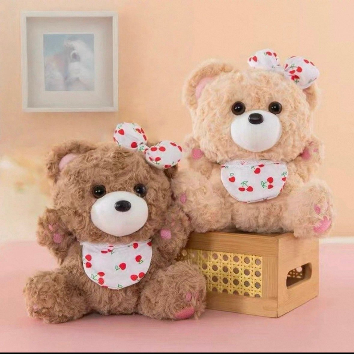 Oso con moño 20cm