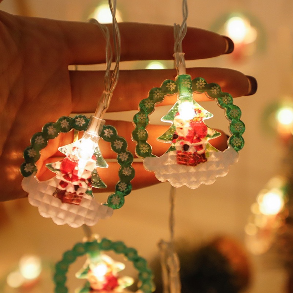 2MT 10 LUCES ESTRELLAS NAVIDAD USB
