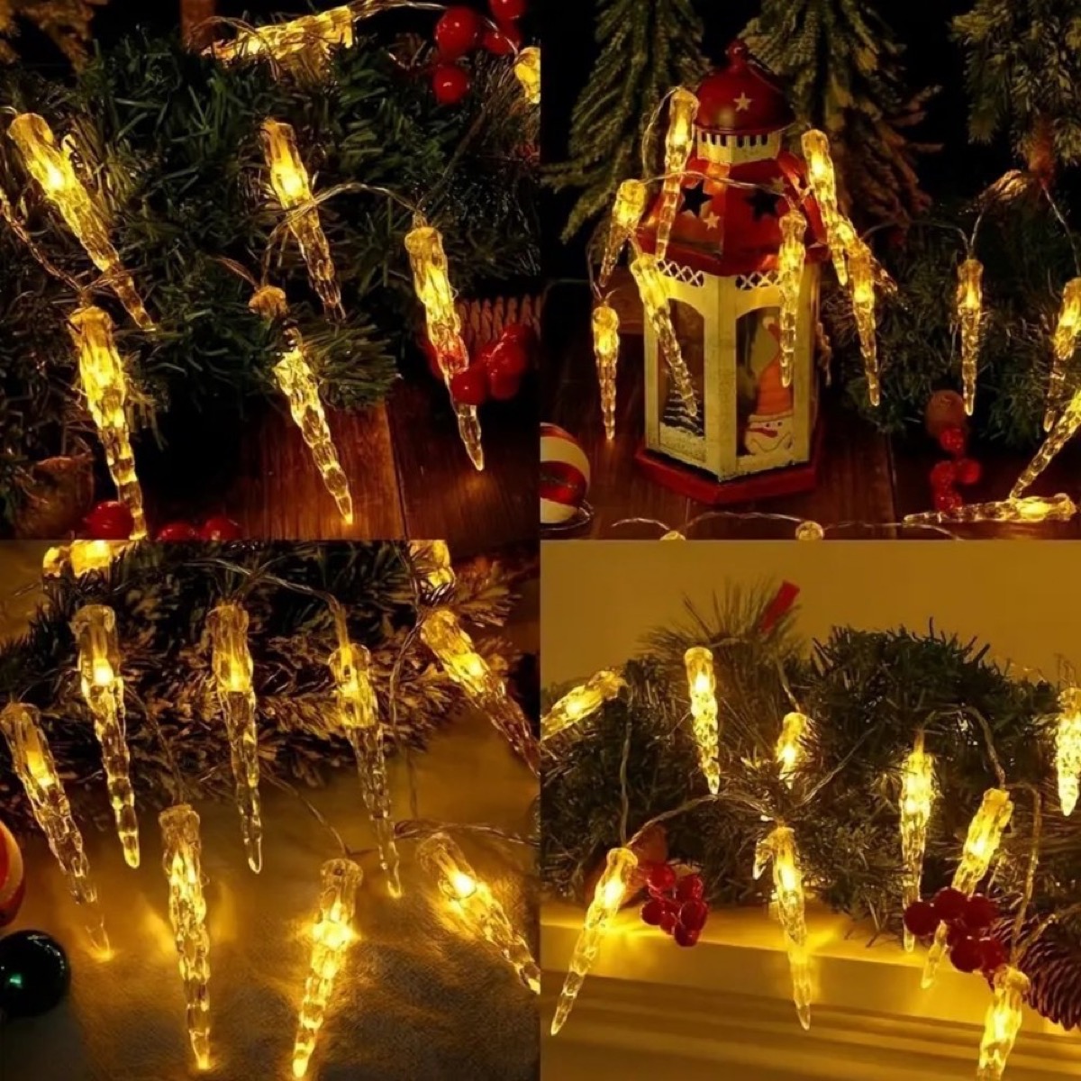 2MT 10 LUCES CALIDAS HIELO DERRETIDO USB