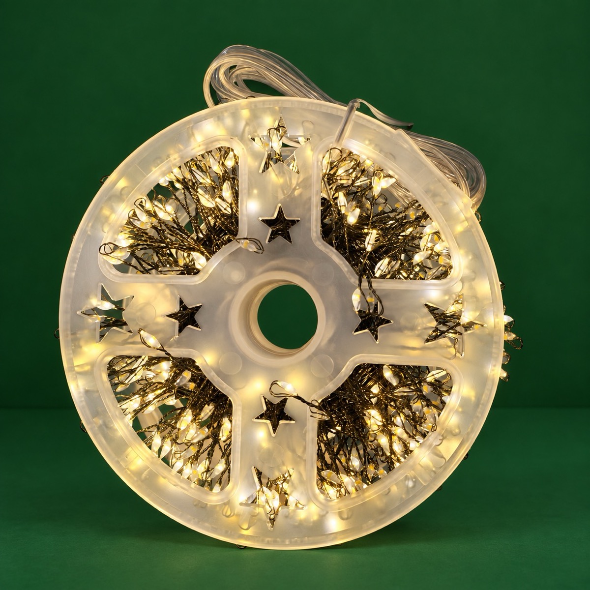 10MT X300 LUCES CALIDAS CON CABLE DE COBRE USB
