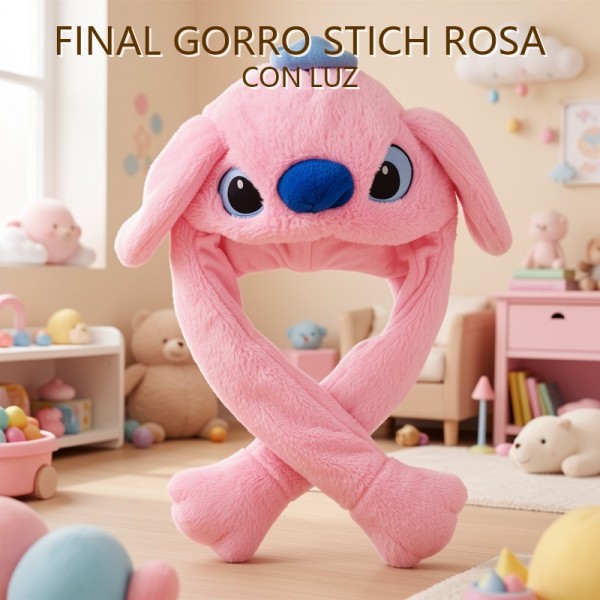 FINAL GORRO STICH ROSA CON LUZ